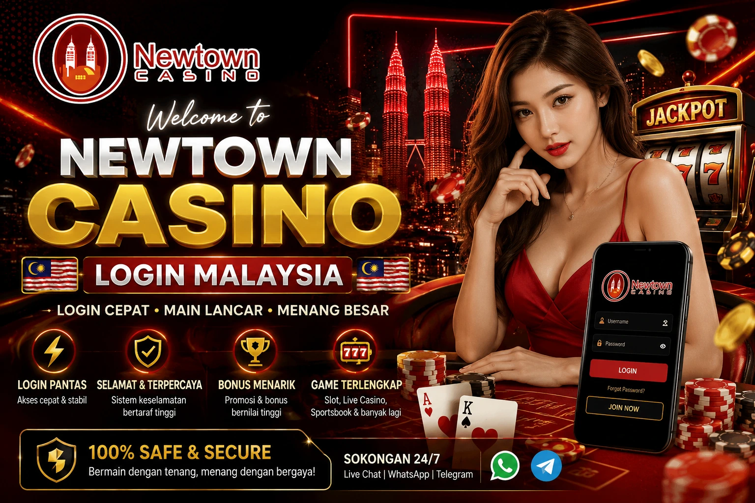 Banner Newtown Casino Login Malaysia